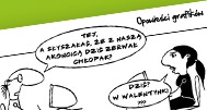 Zuch próbuje rysować